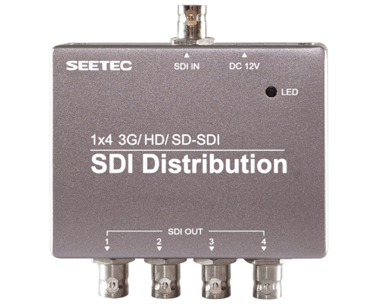 1x4 Video SDI Splitter SDI-124